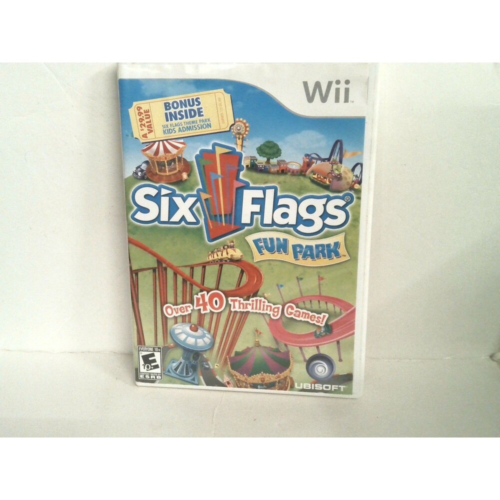 Six Flags Fun Park for Wii CIB